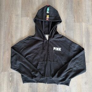 Cropped Zip up Hoodie